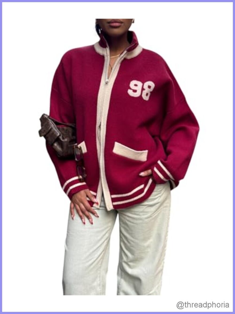 Women's Lightweight Bomber Jacket Button Down Casual Fall Jacket with Pockets